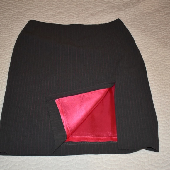 MICHAEL Michael Kors Dresses & Skirts - Michael Kors front slit pinstriped pencil skirt